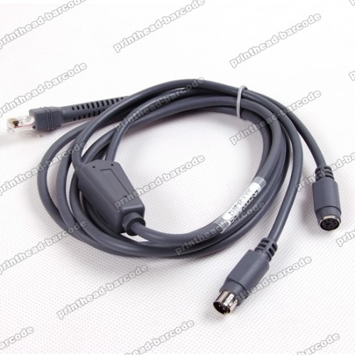 6Ft 2M PS2 Keyboard Wedge Cable Compatible for Symbol DS6607 - Click Image to Close